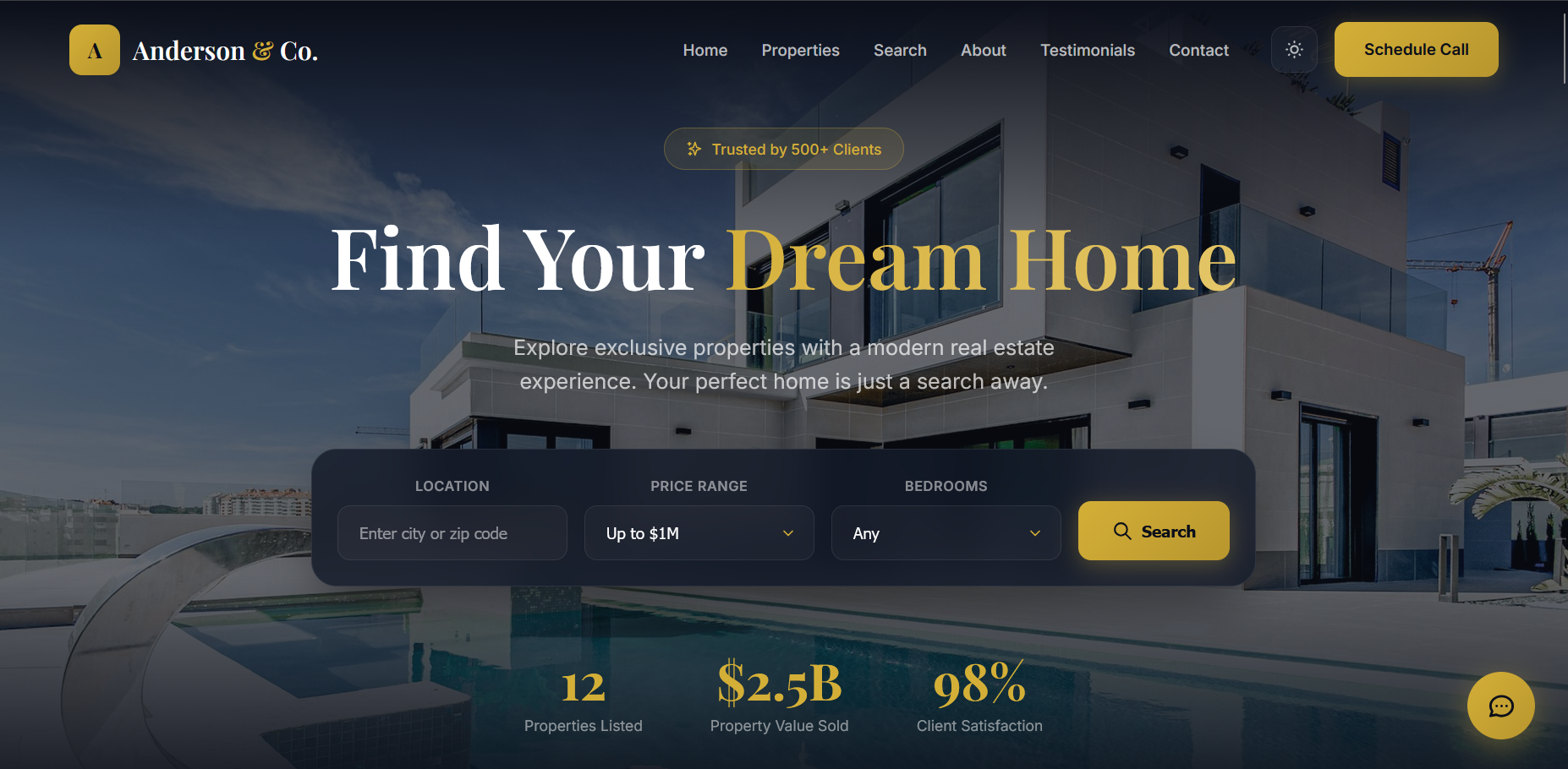 Luxury Estate Website