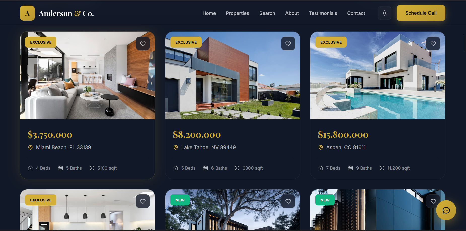 Modern Real Estate Platform